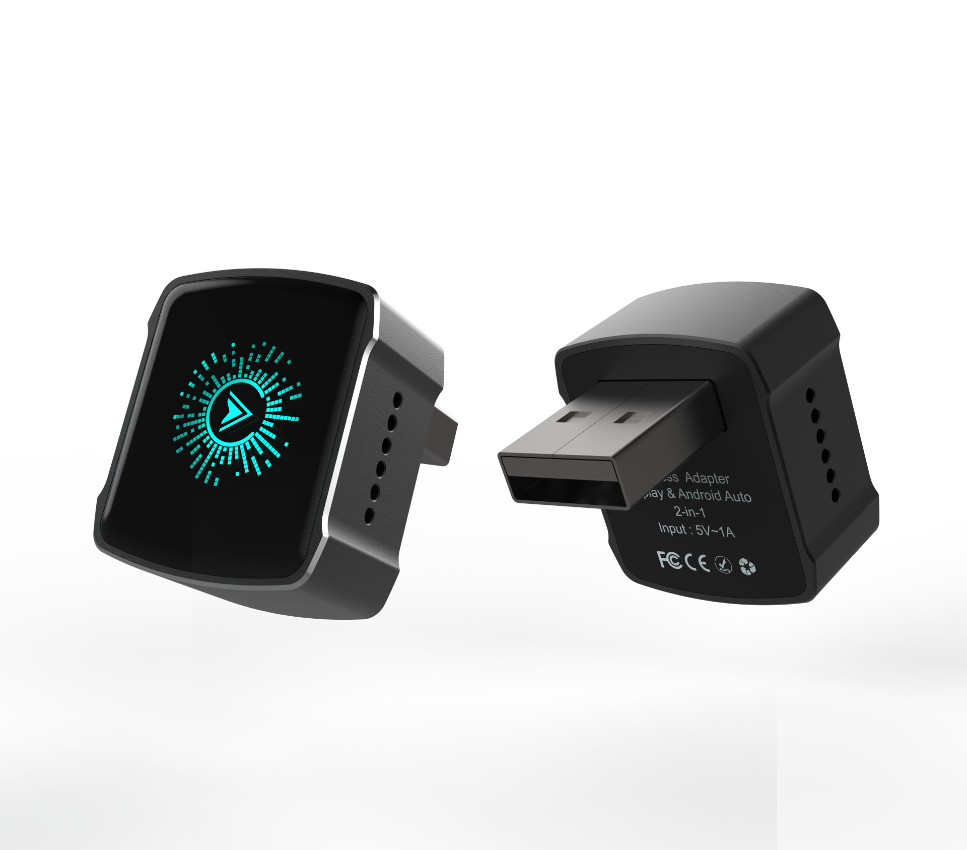 2025 Upgrade 2-in-1 CarPlay & Android Auto Adapter 